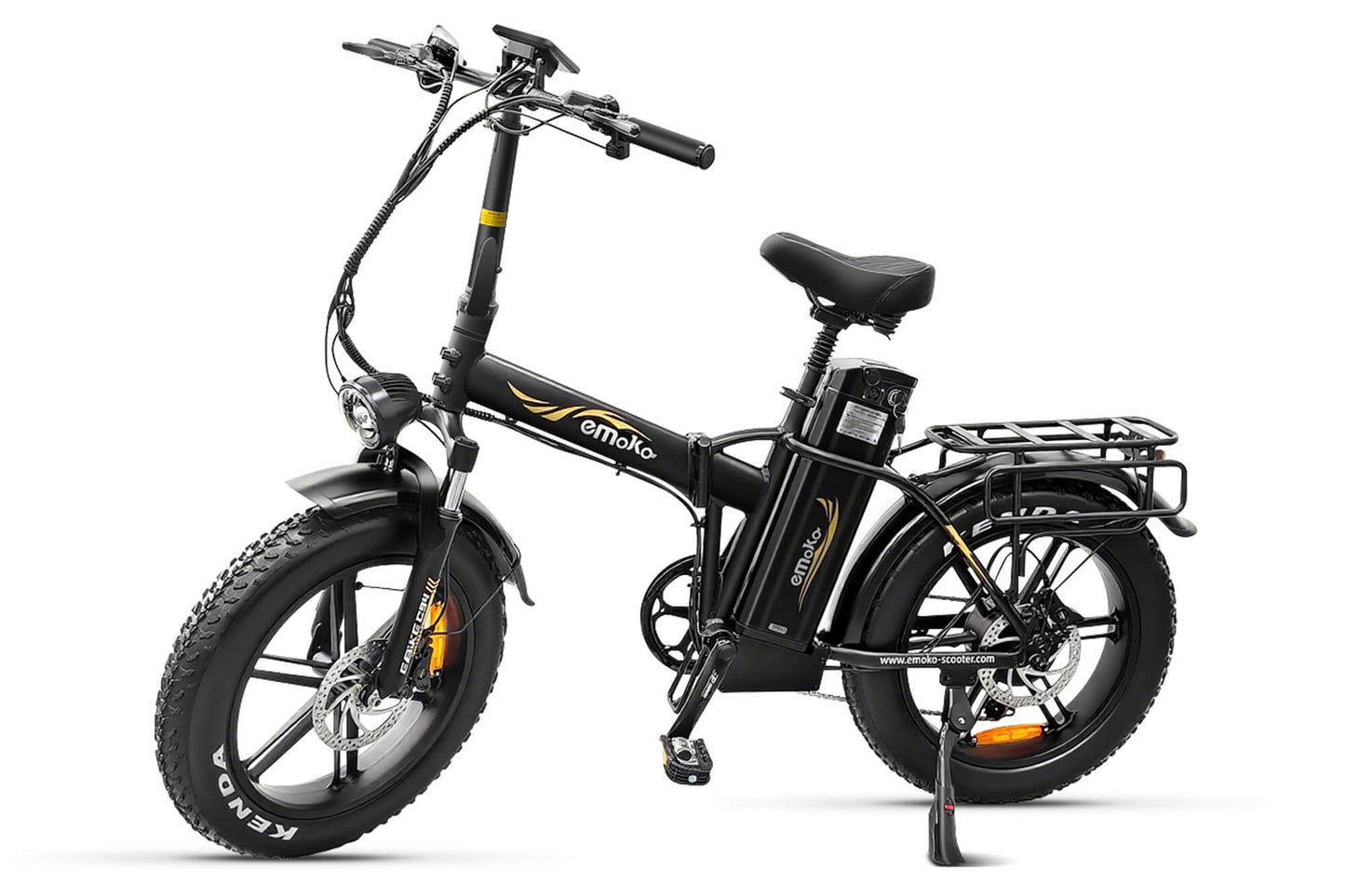 Emoko C94 Cargo Food Delivery ebike 150-200KM Long Range 48V 20*4 Inch Fat Tire Electric Bicycle