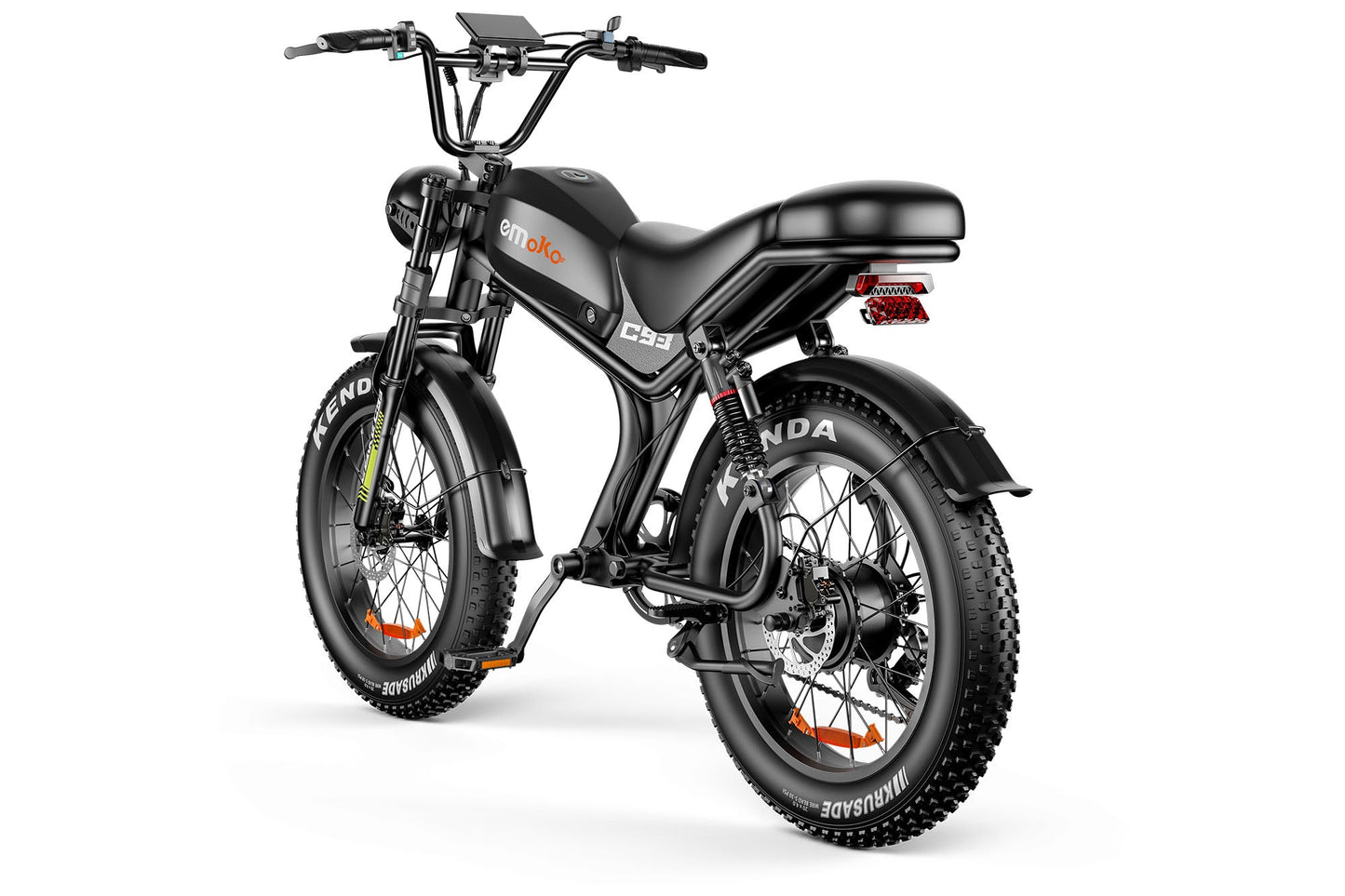 Emoko C93 48V Fast Moped-style Ebike Fat Tire 1000w Motor for adults