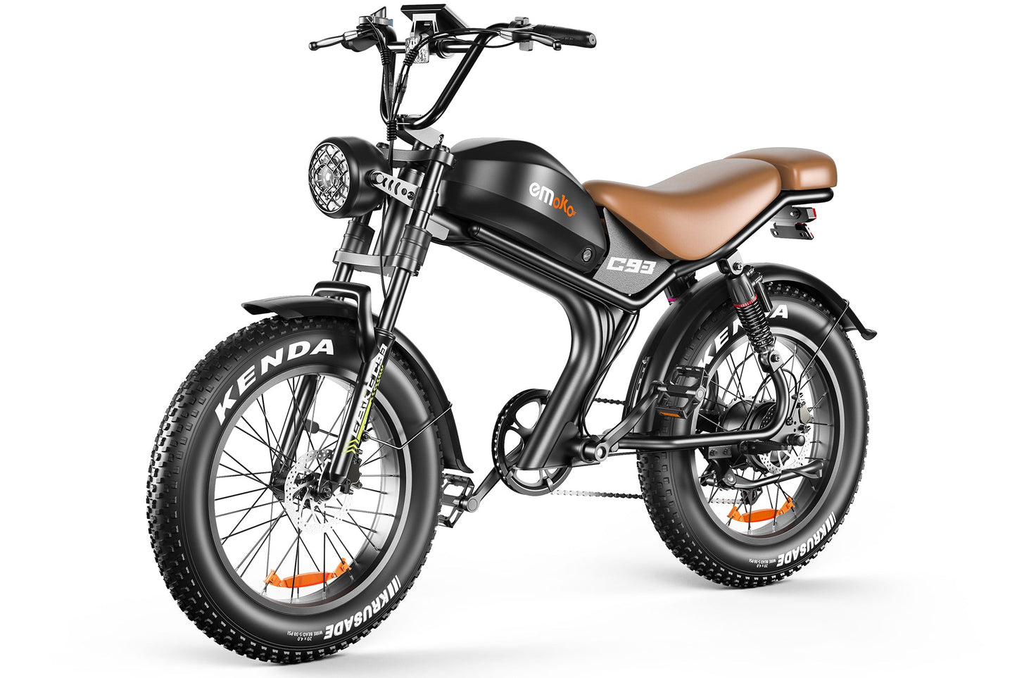 Emoko C93 48V Fast Moped-style Ebike Fat Tire 1000w Motor for adults