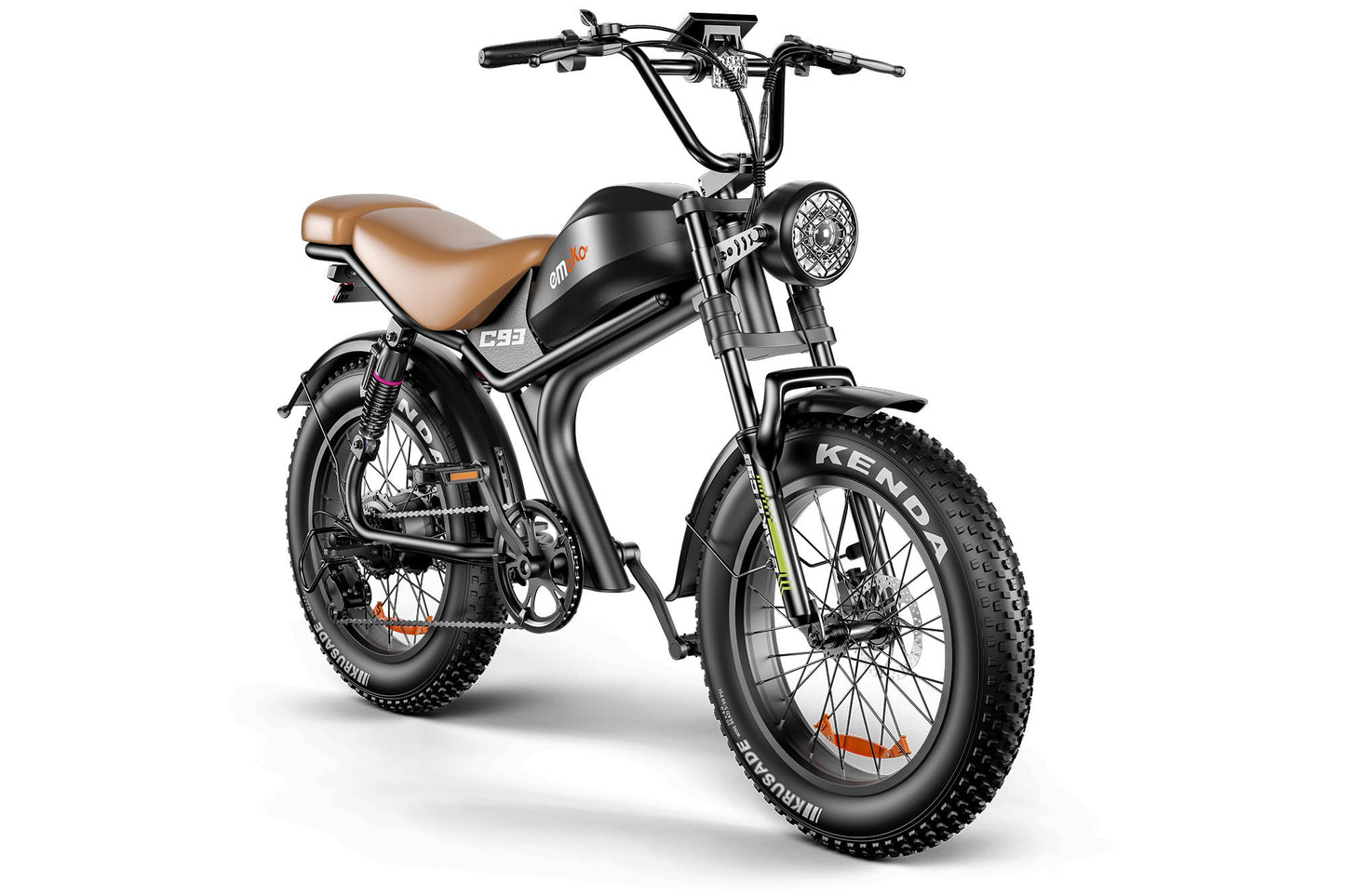Emoko C93 48V Fast Moped-style Ebike Fat Tire 1000w Motor for adults