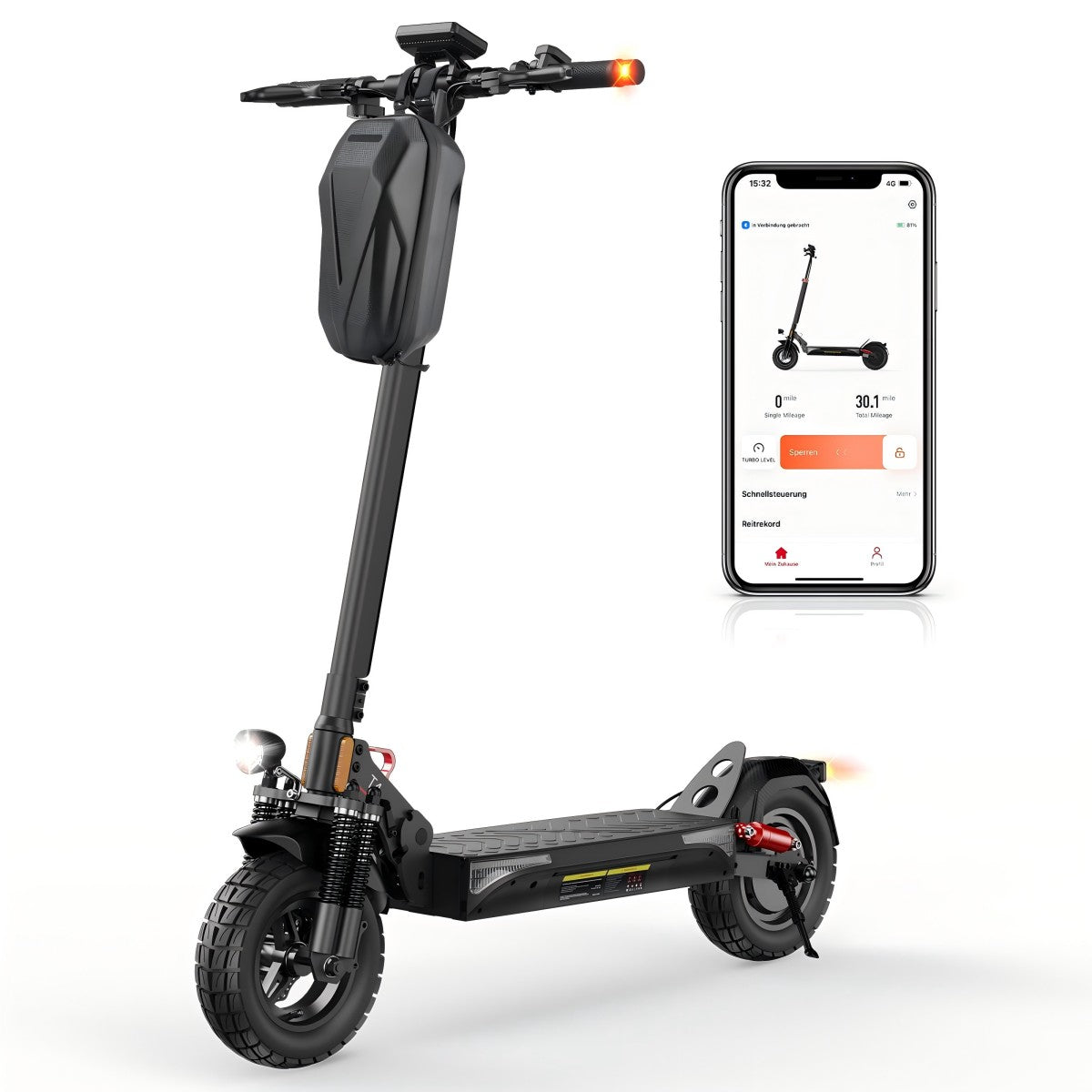 ISINWHEEL T4 10 Off-road Electric Scooter 1000W Motor 42V 12.5Ah Battery (ABE)