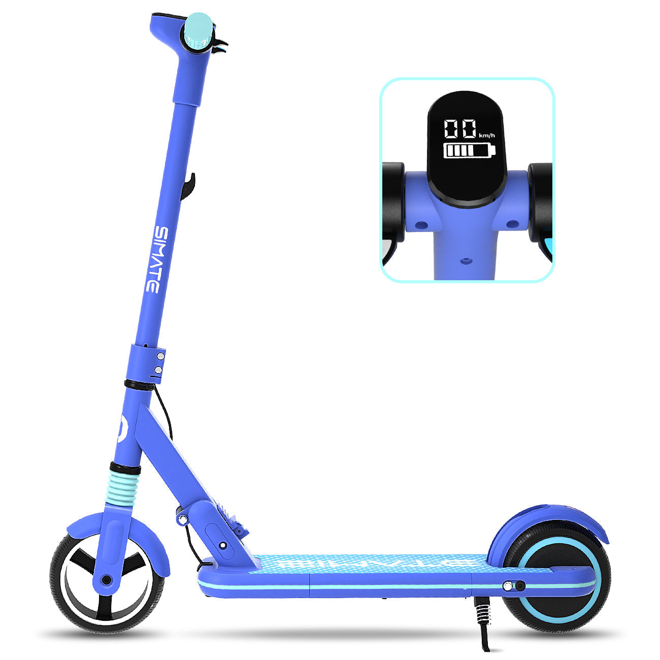 SIMATE S3 Kid's Foldable Electric Scooter Combo