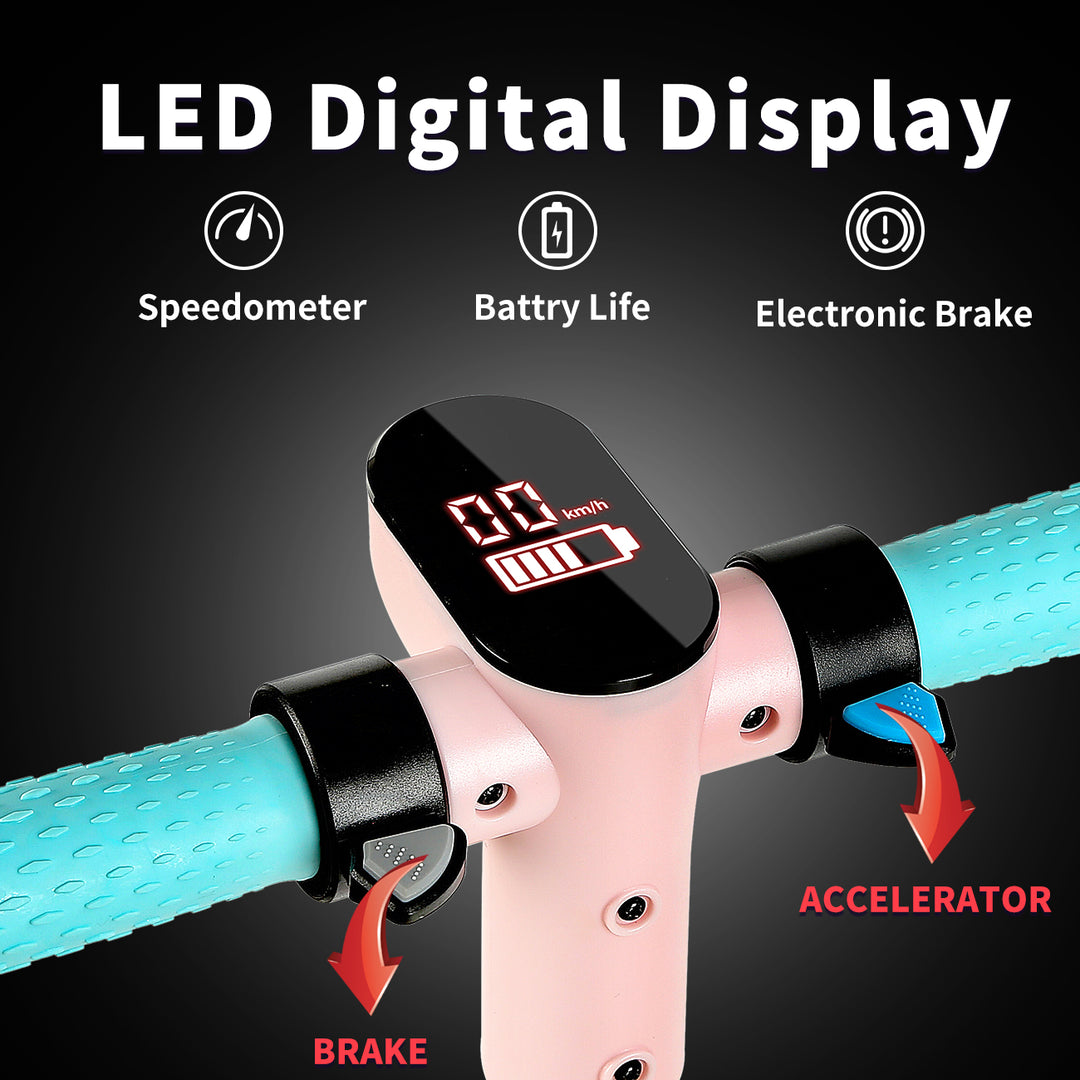 SIMATE S3 Kid's Foldable Electric Scooter Combo