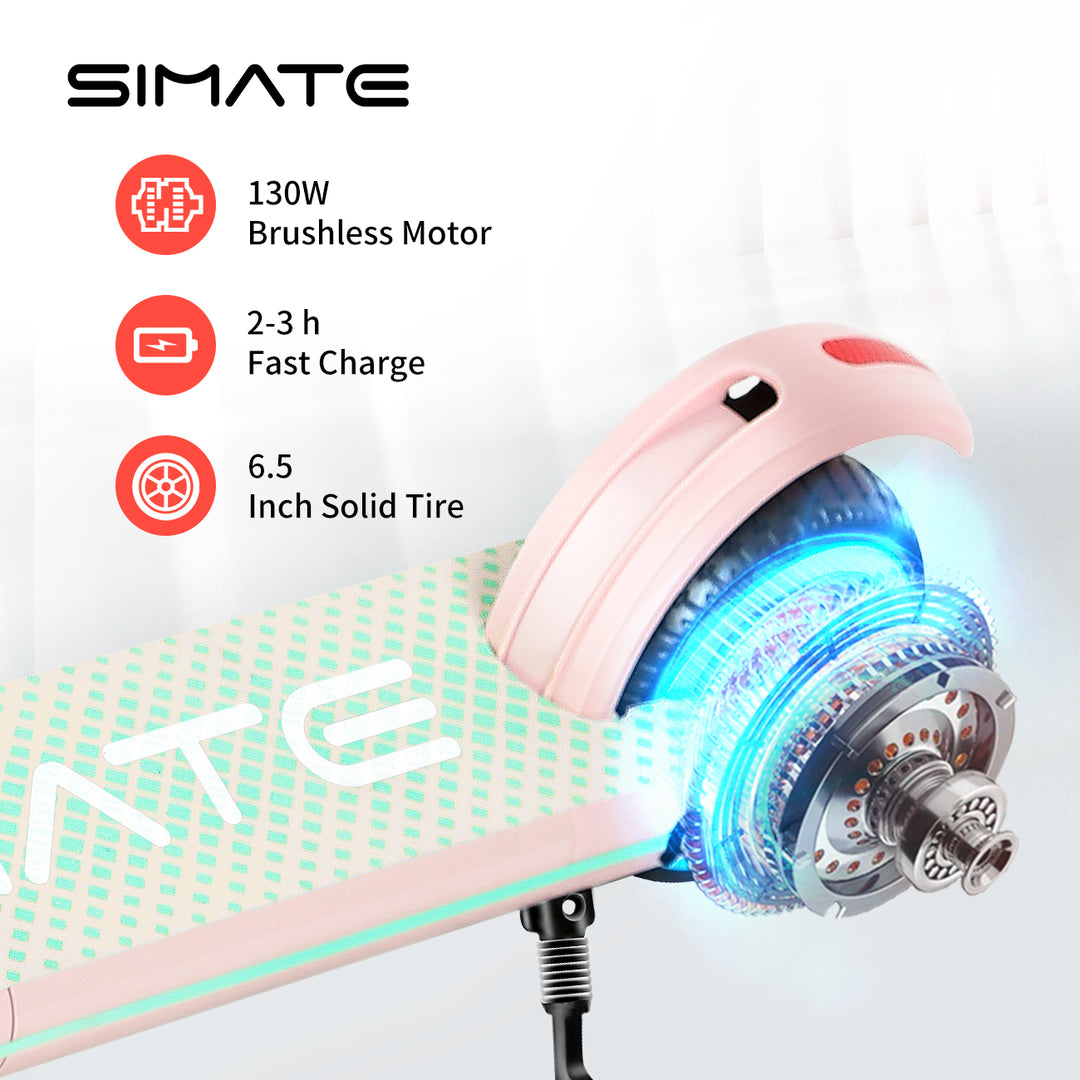 SIMATE S3 Kid's Foldable Electric Scooter Combo