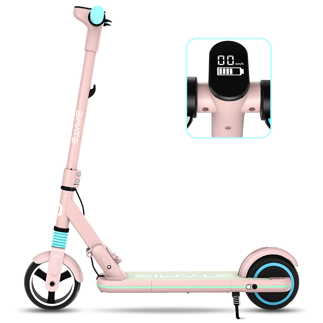 SIMATE S3 Kid's Foldable Electric Scooter Combo