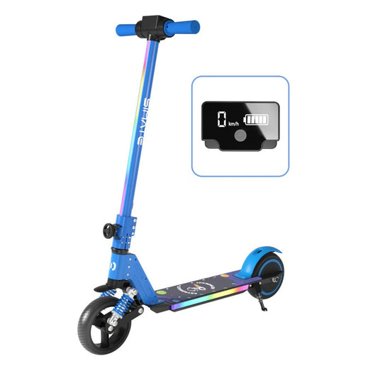 SIMATE S5 6.5 Kid's Foldable Colorful Body Lights Electric Scooter 130W Motor 24V 2.5Ah Battery (New)