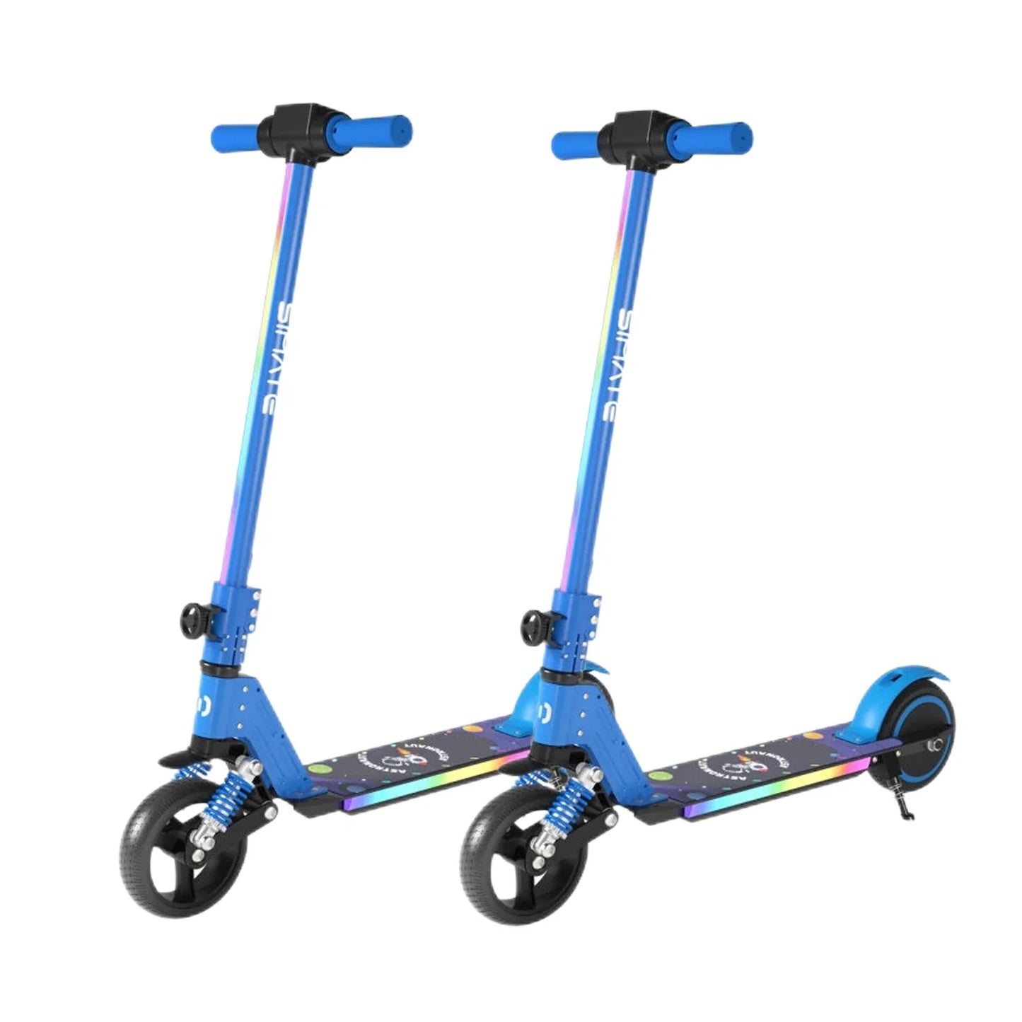 SIMATE S5 6.5 Kid's Foldable Colorful Body Lights Electric Scooter 130W Motor 24V 2.5Ah Battery (New)