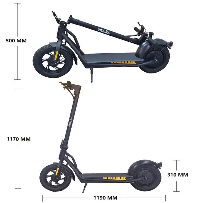 EMOKO A19 12 Folding Commuting Electric Scooter 500w Motor 36V 15Ah Battery
