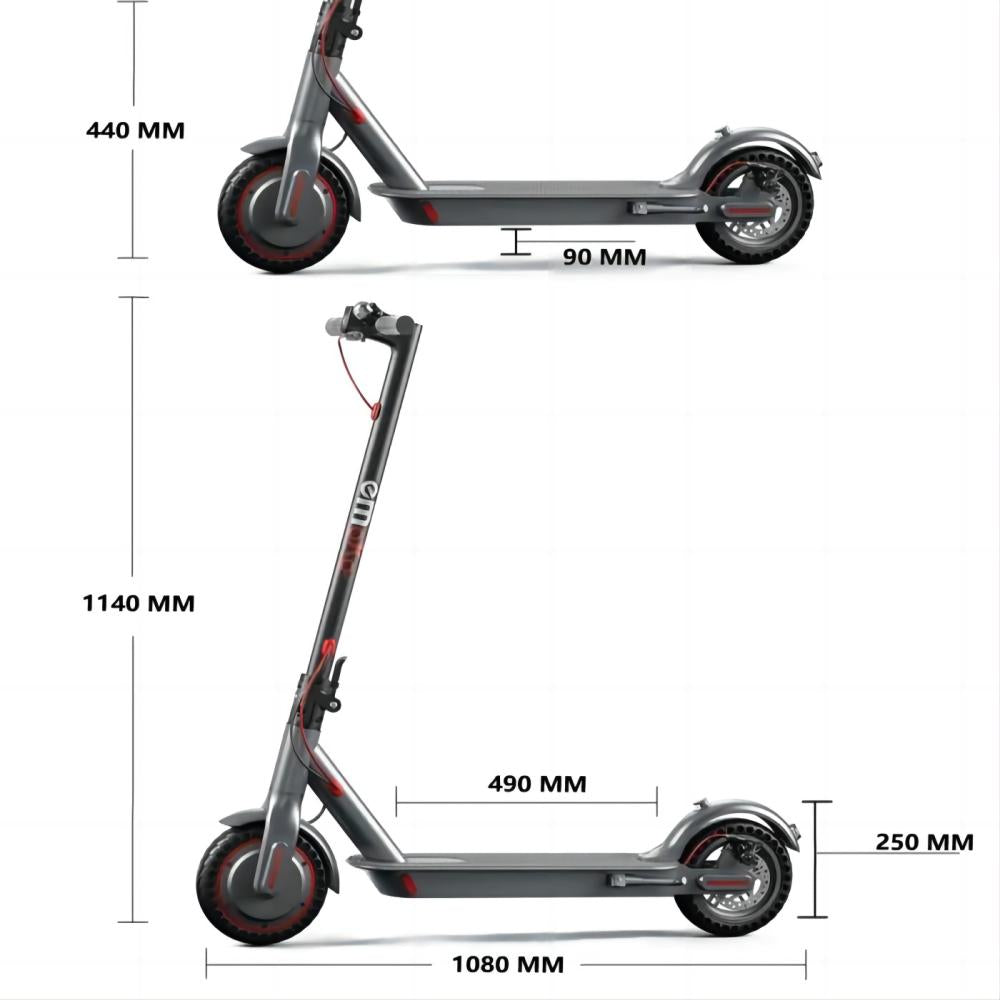 EMOKO HT-T4 Max 10 Folding Electric Scooter 350W(Peak 500W) Motor 36V 15Ah Battery With APP
