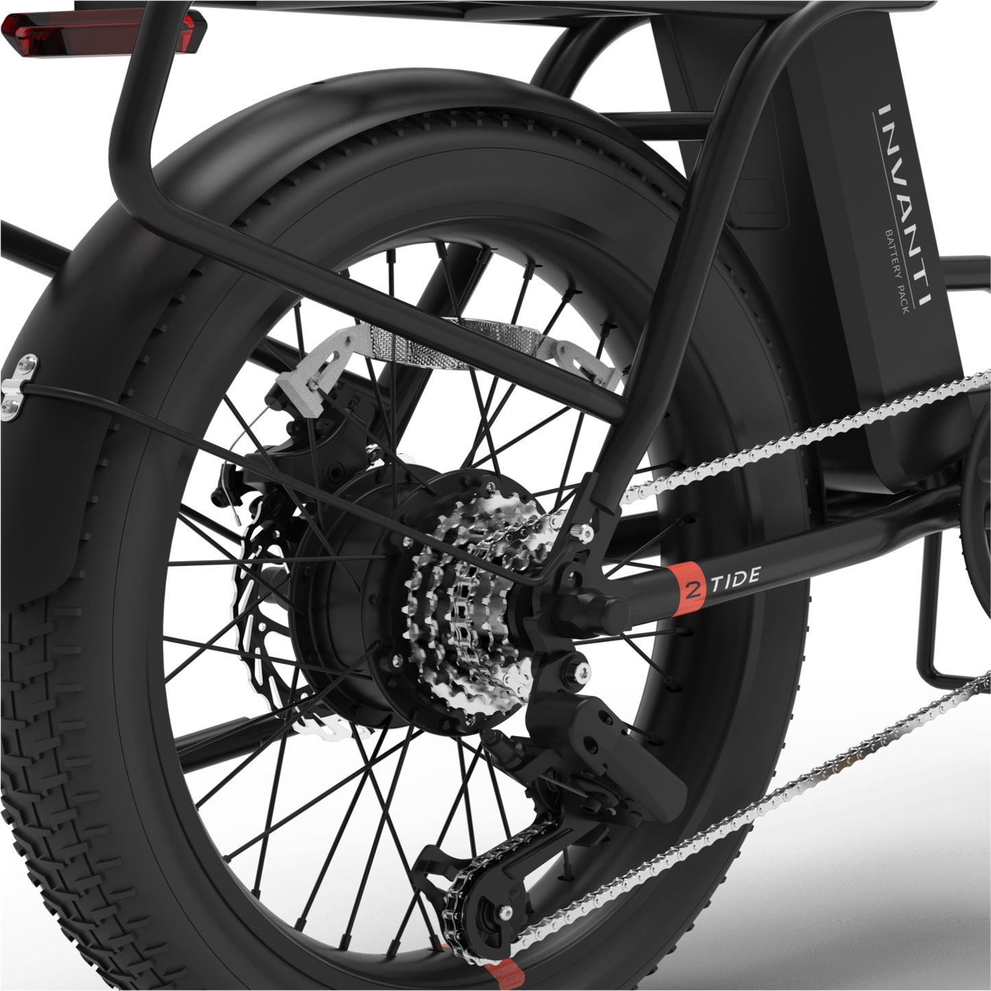 INVANTI TIDE2 Folding Step-Thru Electric Bike Combo