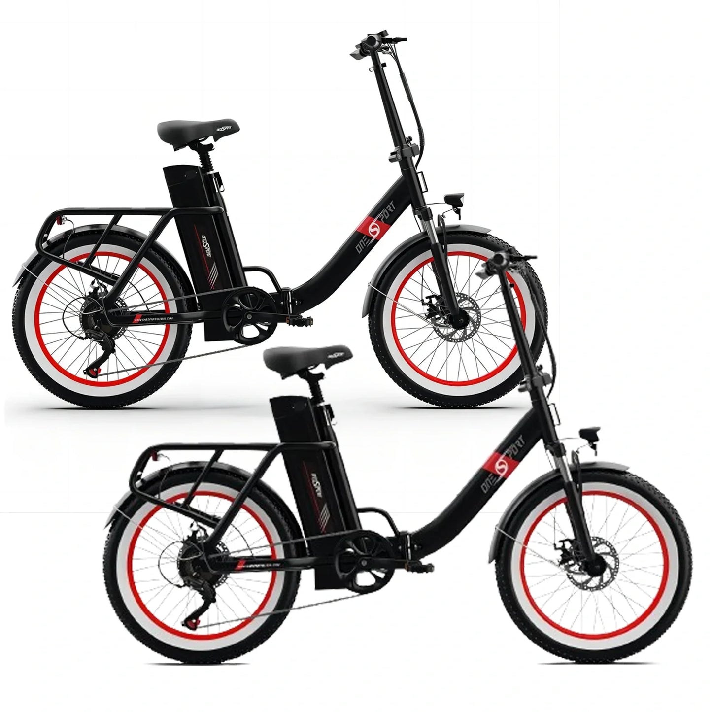 ONESPORT OT16-2 Step-Thru Electric Bike Combo