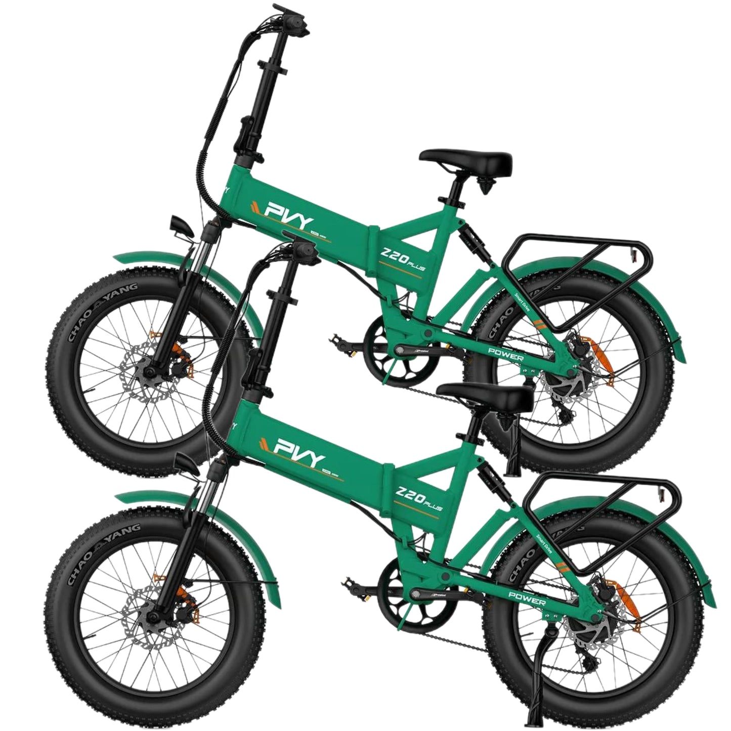 PVY Z20 Plus Fat Tire Electric Folding Bike 1000W Motor Combo