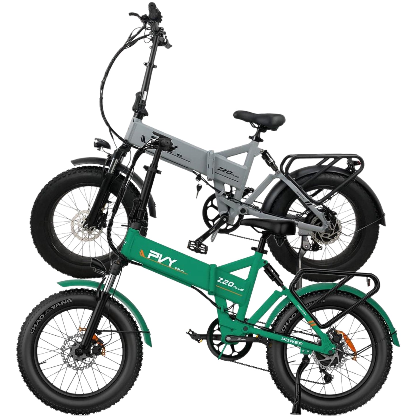 PVY Z20 Plus Fat Tire Electric Folding Bike 1000W Motor Combo