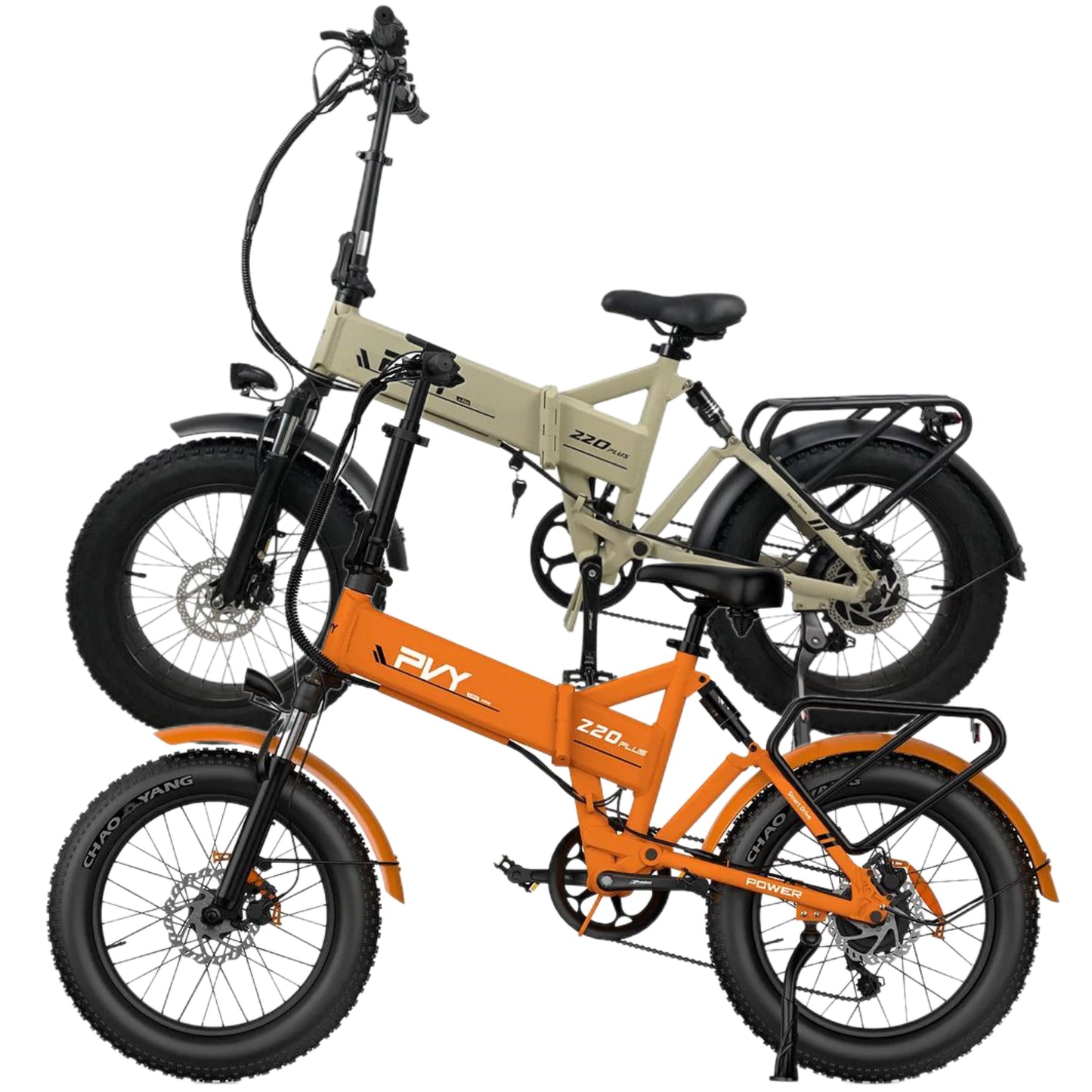 PVY Z20 Plus Fat Tire Electric Folding Bike 1000W Motor Combo