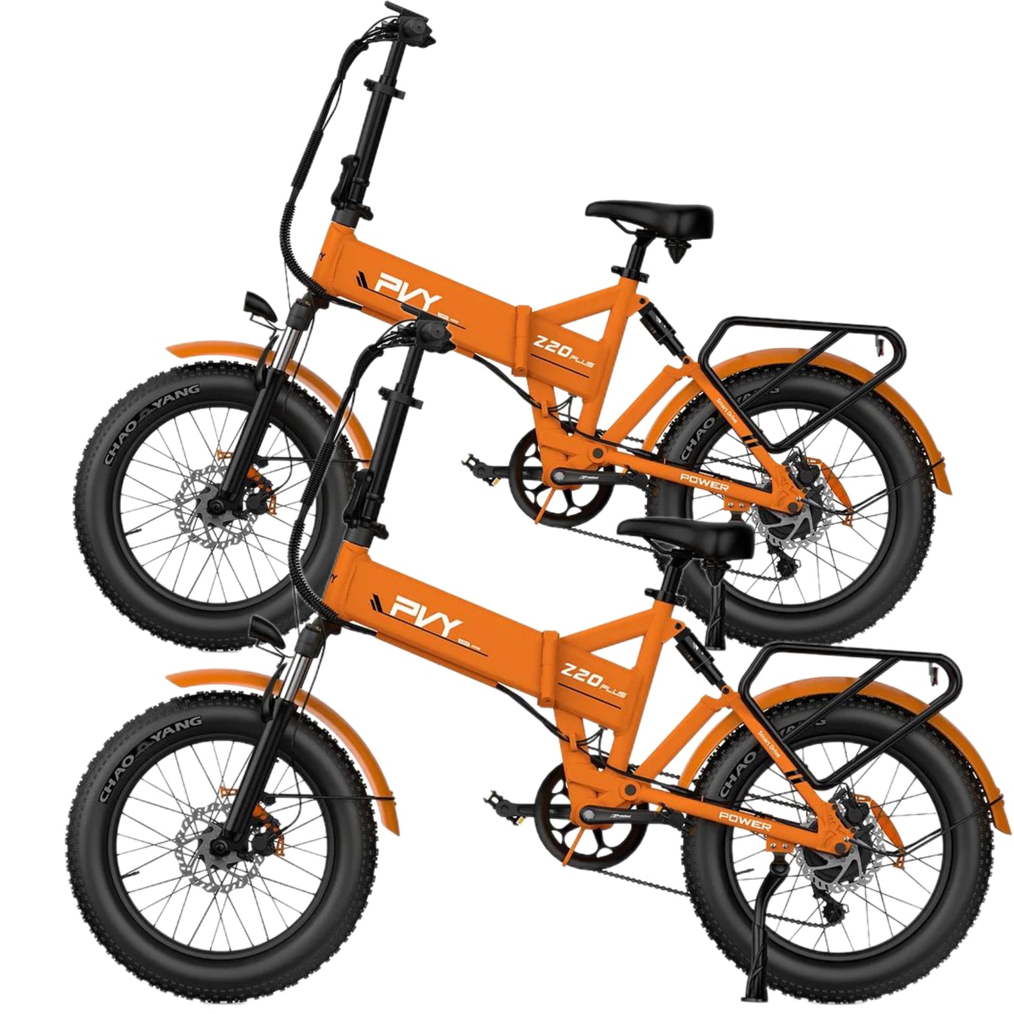 PVY Z20 Plus Fat Tire Electric Folding Bike 1000W Motor Combo
