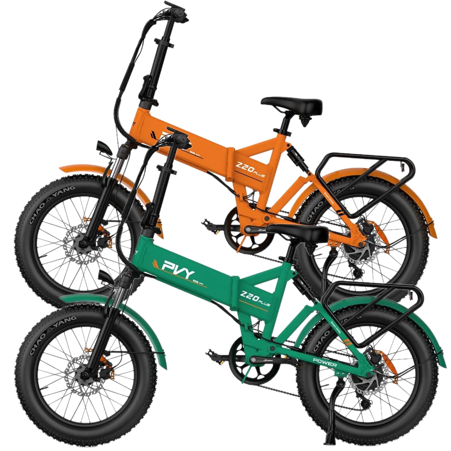 PVY Z20 Plus Fat Tire Electric Folding Bike 1000W Motor Combo
