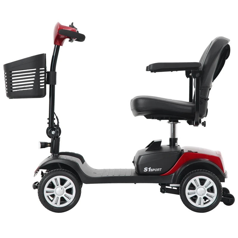 SWEETRICH S1 SPORT 9″ 4 Wheel Electric Mobility Scooter | 300W . 24V 12Ah