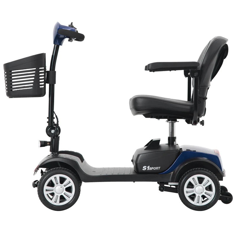 SWEETRICH S1 SPORT 9″ 4 Wheel Electric Mobility Scooter | 300W . 24V 12Ah