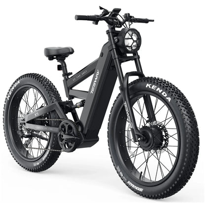TESWAY X9 AWD - 4000W Dual Motors Electric Mountain Bike