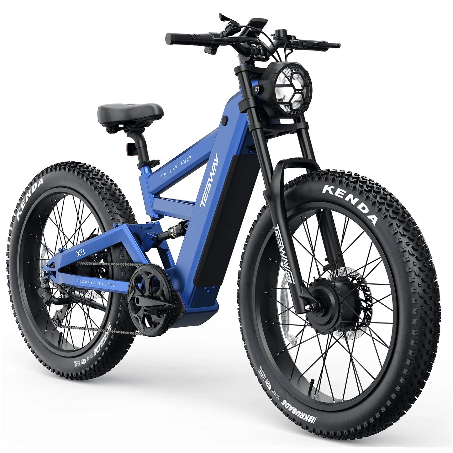 TESWAY X9 AWD - 4000W Dual Motors Electric Mountain Bike