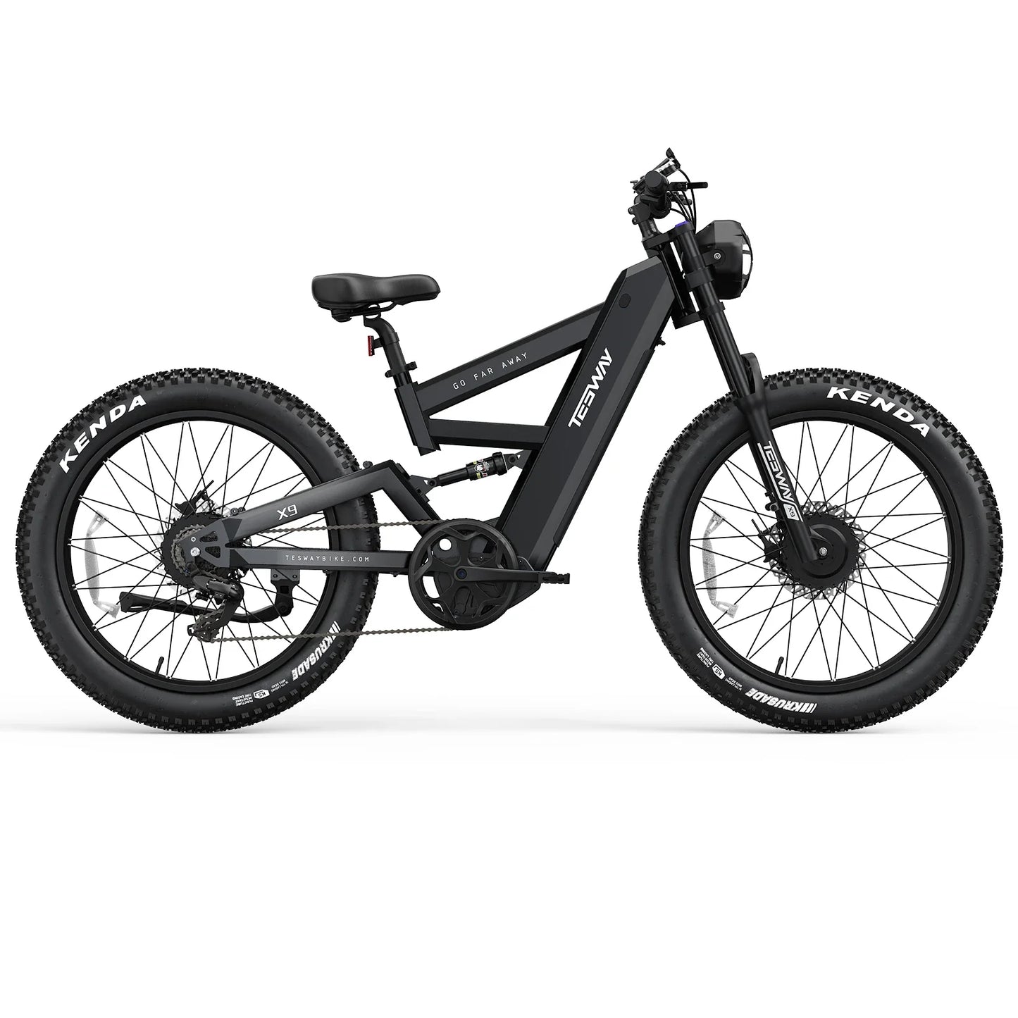 TESWAY X9 AWD - 4000W Dual Motors Electric Mountain Bike