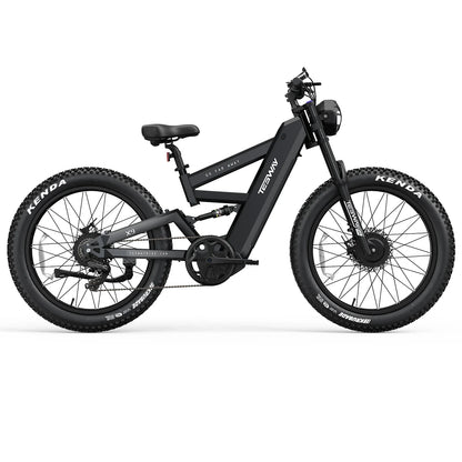 TESWAY X9 AWD - 4000W Dual Motors Electric Mountain Bike
