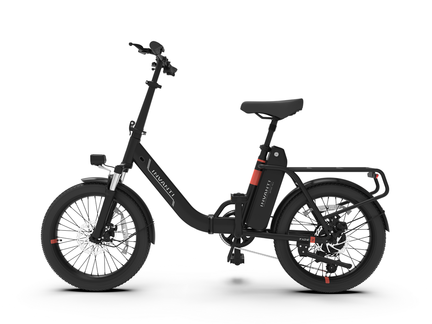 INVANTI TIDE2 Folding Step-Thru Electric Bike Combo