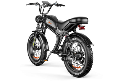 Emoko C93 48V Fast Moped-style Ebike Fat Tire 1000w Motor for adults