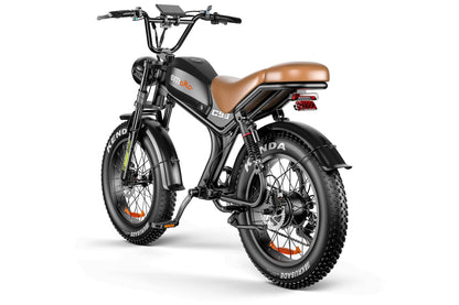 Emoko C93 48V Fast Moped-style Ebike Fat Tire 1000w Motor for adults