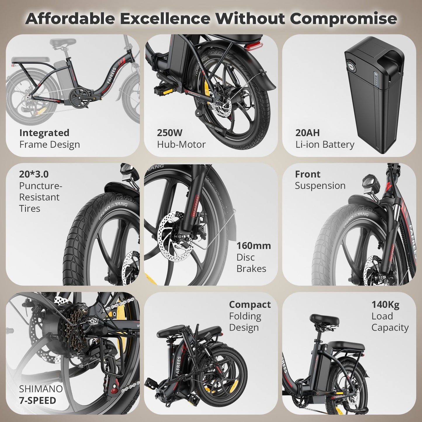[EU] FAFREES F20+ Foldable 20 Fat-tire E-Bike