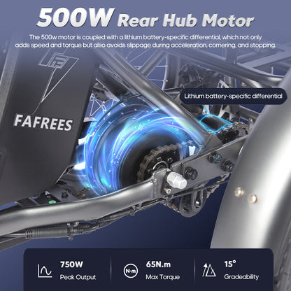 [EU] FAFREES F20 MATE Foldable Fat Tire Electric Tricycle