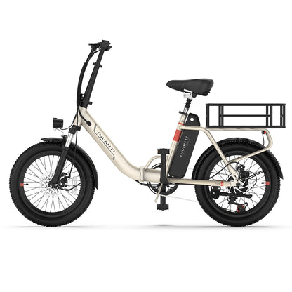 INVANTI TIDE2 Folding Step-Thru Electric Bike Combo