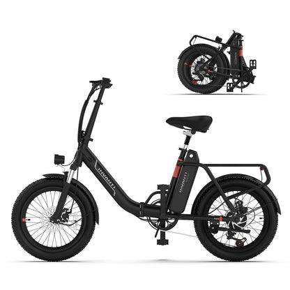 INVANTI TIDE2 Folding Step-Thru Electric Bike Combo