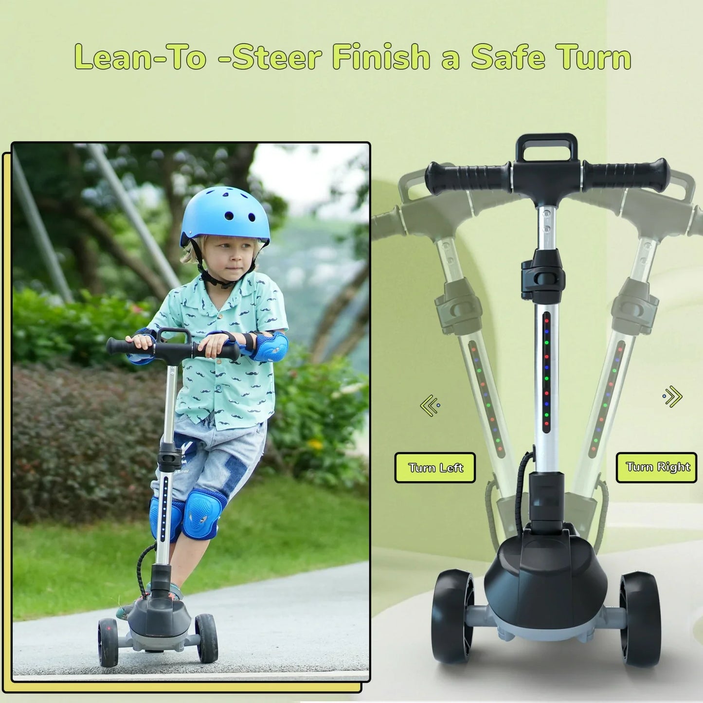 ISCOOTER IK2 3-Wheel Electric Scooter For Kids 70W Motor 18V 2Ah Battery