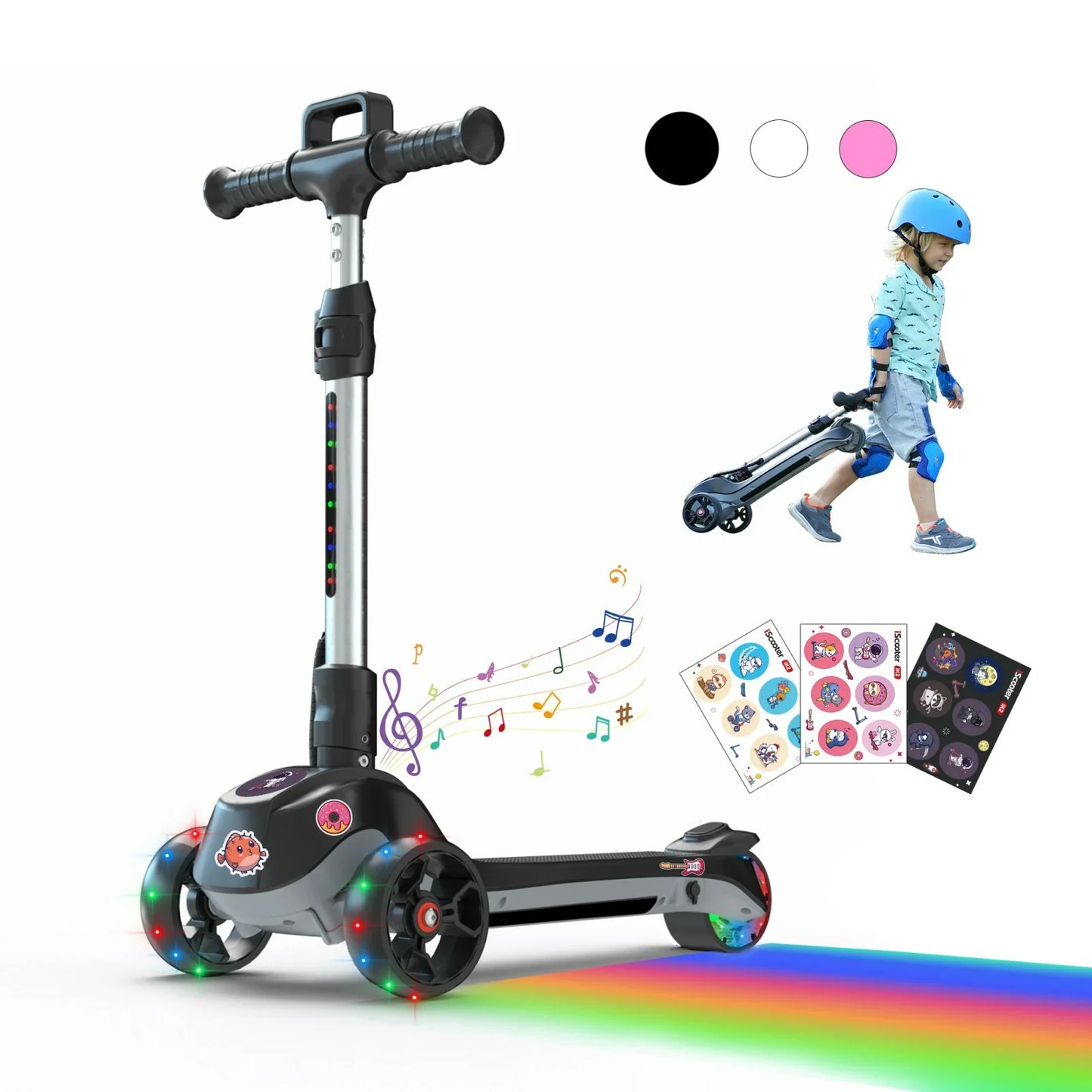 ISCOOTER IK2 3-Wheel Electric Scooter For Kids 70W Motor 18V 2Ah Battery