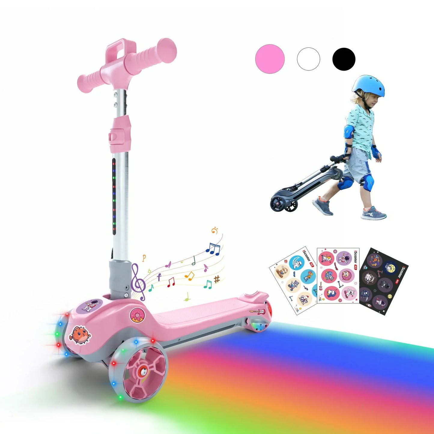 ISCOOTER IK2 3-Wheel Electric Scooter For Kids 70W Motor 18V 2Ah Battery