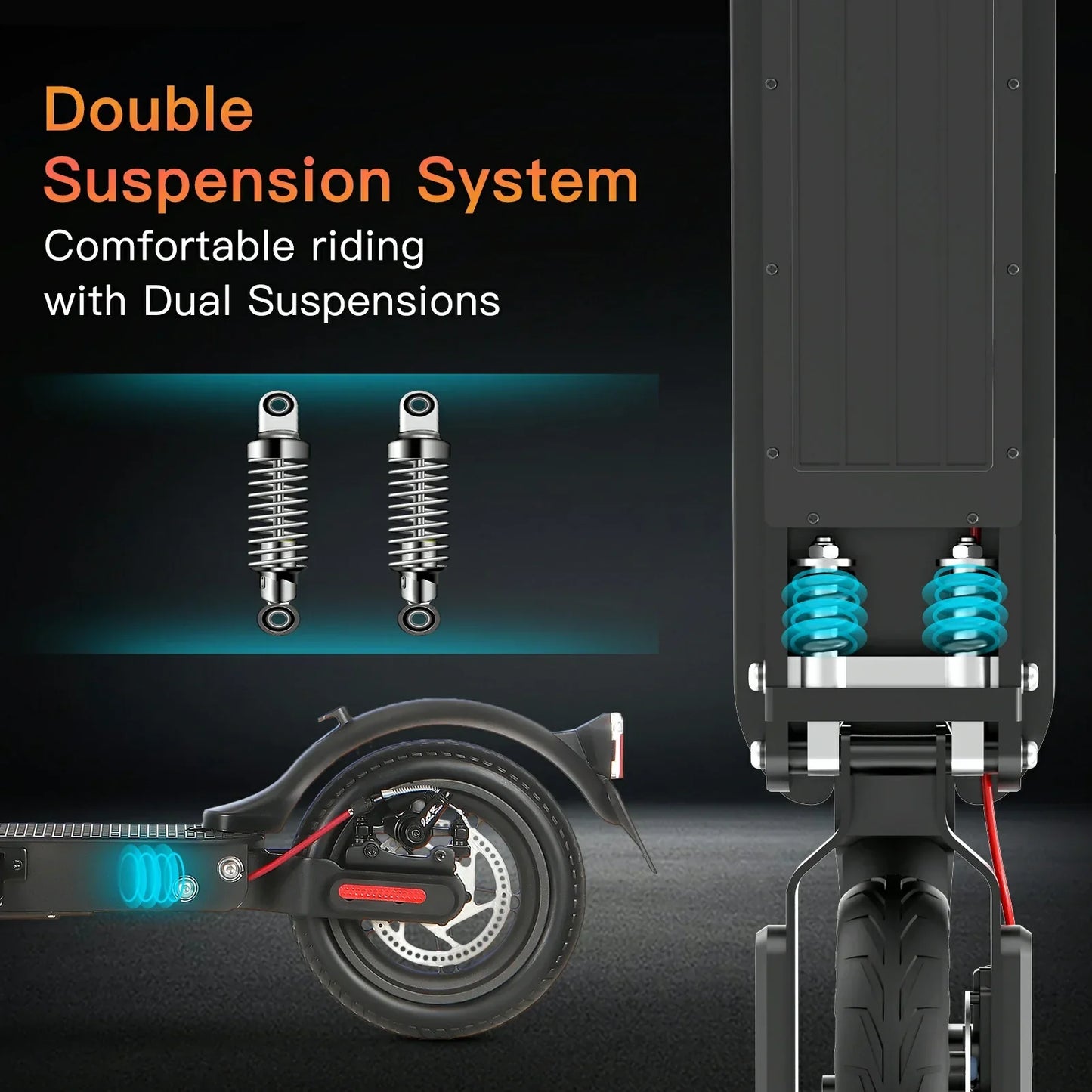 ISINWHEEL E9 Pro 8.5 Commuting Electric Scooter 350W Motor 36V 7.5Ah Battery (ABE)