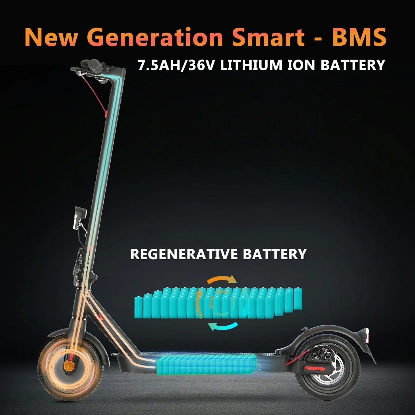 ISINWHEEL E9 Pro 8.5 Commuting Electric Scooter 350W Motor 36V 7.5Ah Battery (ABE)