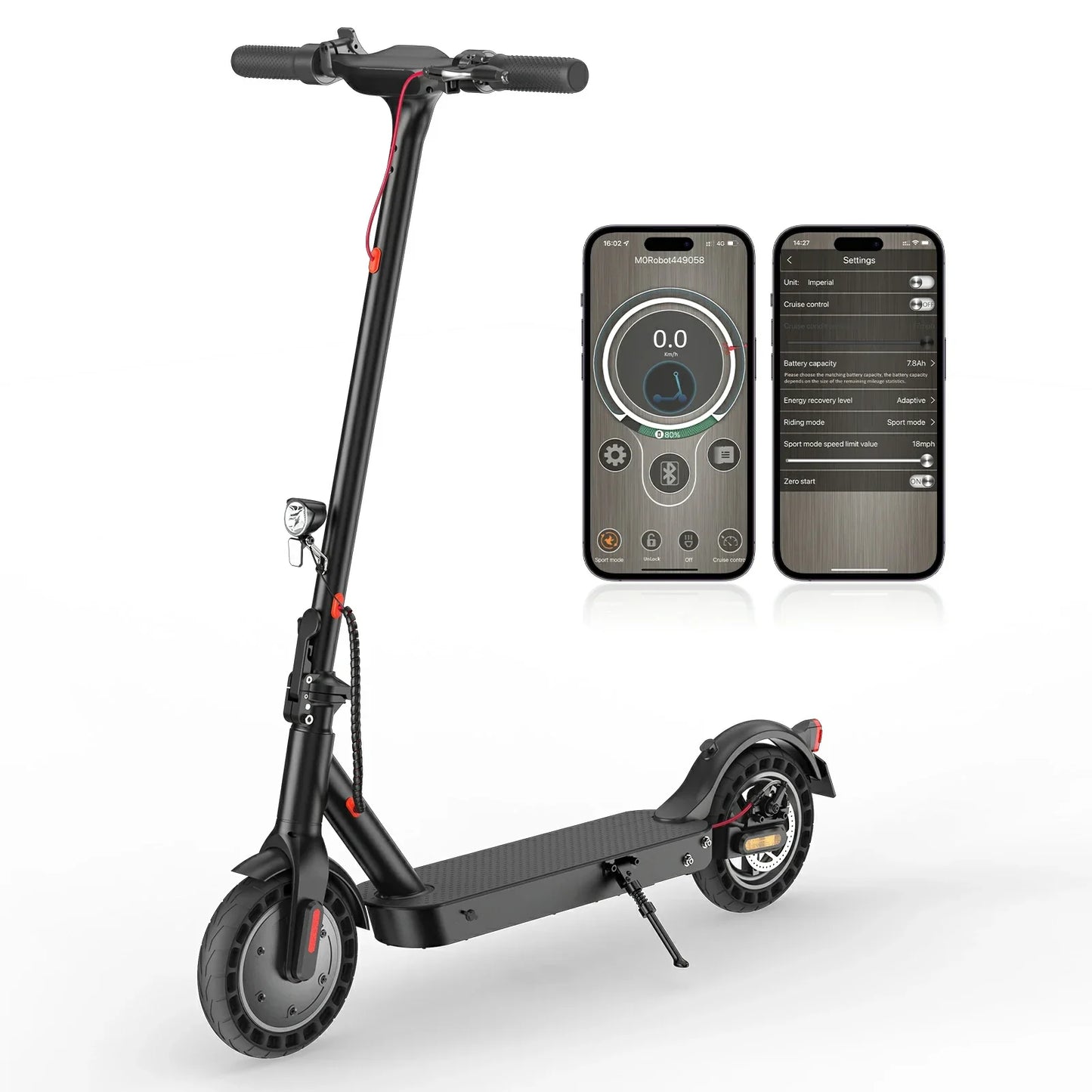 ISINWHEEL E9T Max 10 Commuting Electric Scooter 500W Motor 42V 10Ah Battery (ABE)