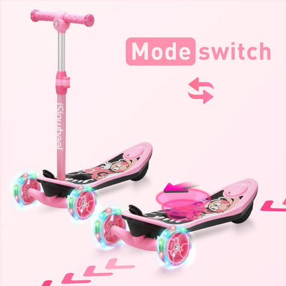 ISINWHEEL Mini Pro Kids 3 Wheel Electric Scooter 60W Motor 12.8-14.6V 5Ah Battery (2 IN 1 Design)