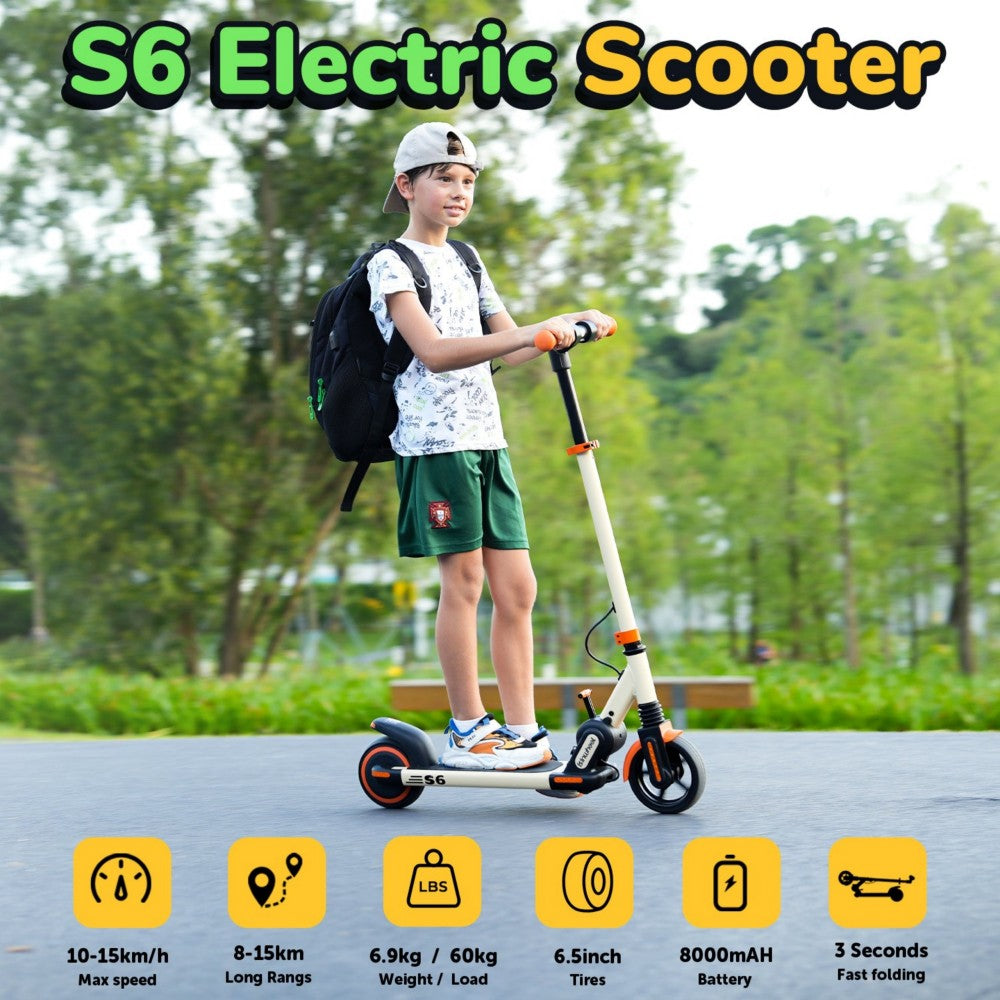 ISINWHEEL S6 6.5 Kids Foldable Electric Scooter 150W Motor 21.6V 5Ah Battery
