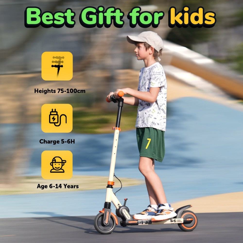 ISINWHEEL S6 6.5 Kids Foldable Electric Scooter 150W Motor 21.6V 5Ah Battery