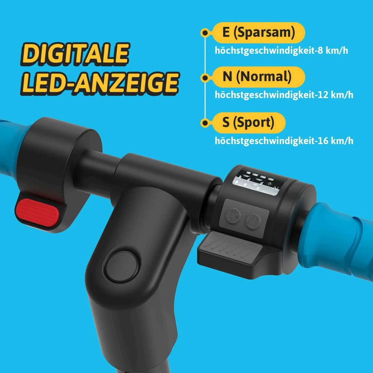 ISINWHEEL S6 Pro 6.5 Kids Foldable Electric Scooter 150W Motor 21.6V 5Ah Battery