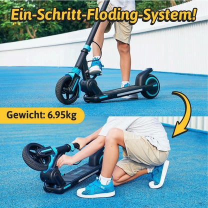 ISINWHEEL S6 Pro 6.5 Kids Foldable Electric Scooter 150W Motor 21.6V 5Ah Battery