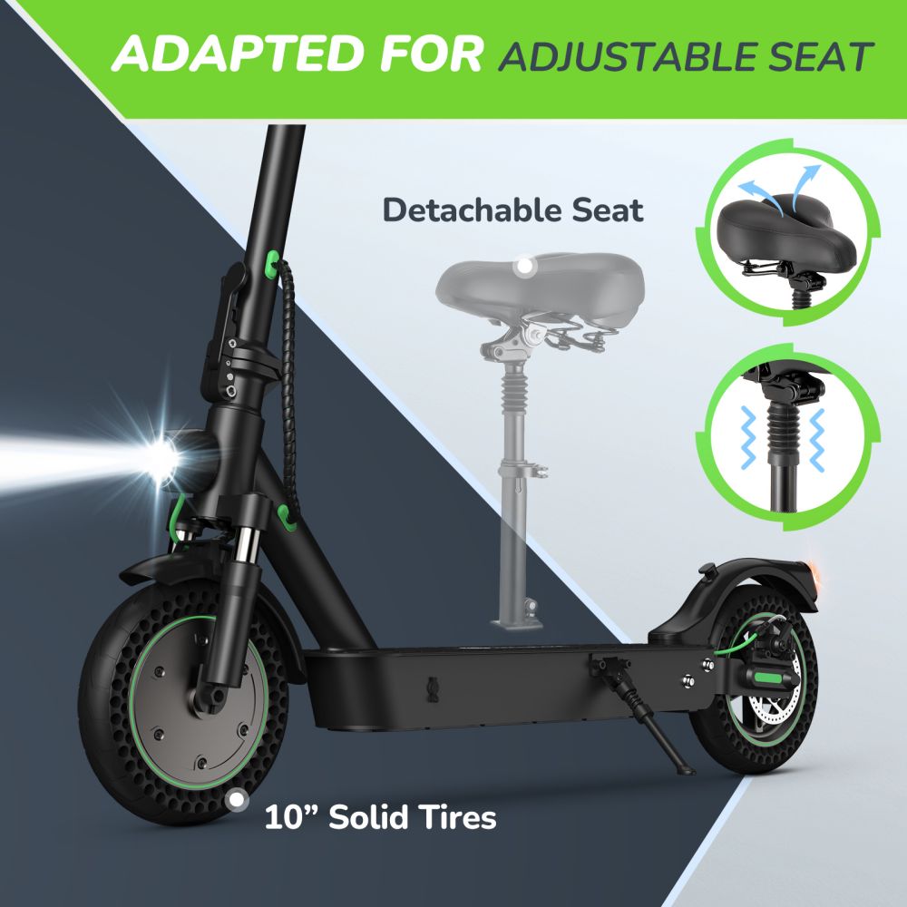 ISINWHEEL S9 Max 10 Folding Commuting Electric Scooter 500W Motor 42V 10Ah Battery