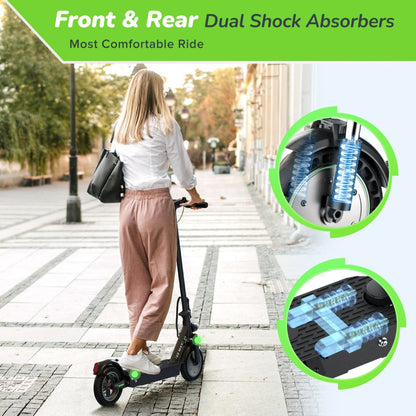 ISINWHEEL S9 Max 10 Folding Commuting Electric Scooter 500W Motor 42V 10Ah Battery