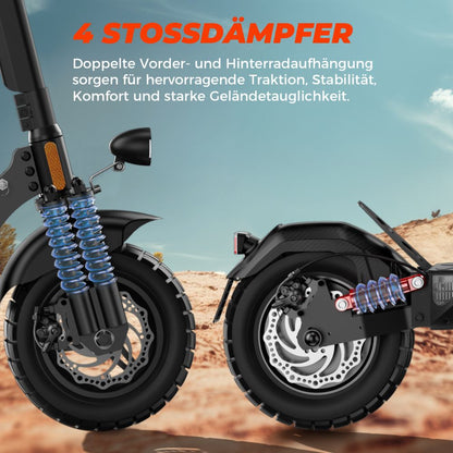ISINWHEEL T4 10 Off-road Electric Scooter 1000W Motor 42V 12.5Ah Battery (ABE)