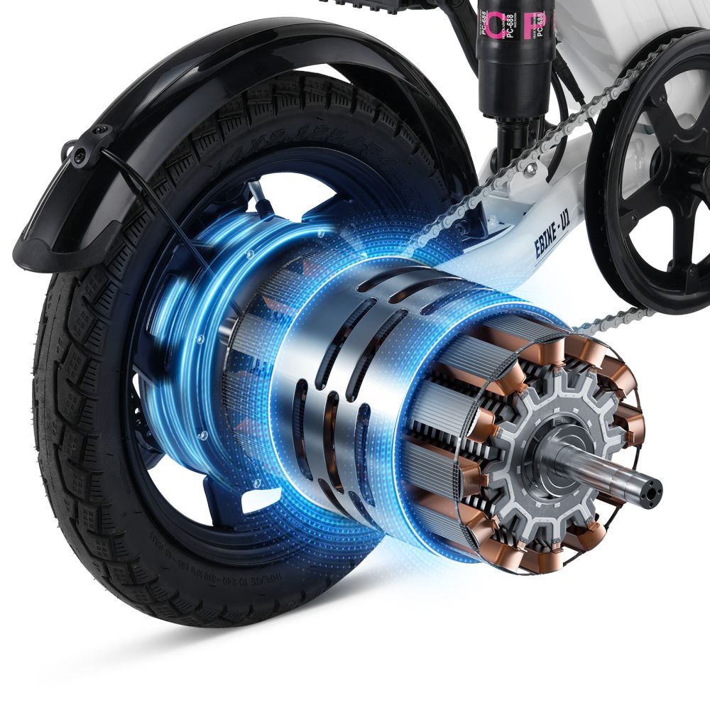 ISINWHEEL U1 14 Folding Electric Bike 500W Motor 36V 7.8Ah Battery