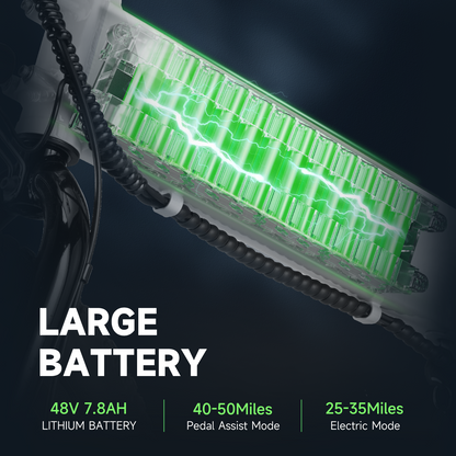 ISINWHEEL U5 20 Folding Electric Bike 500W Motor 48V 7.8Ah Battery