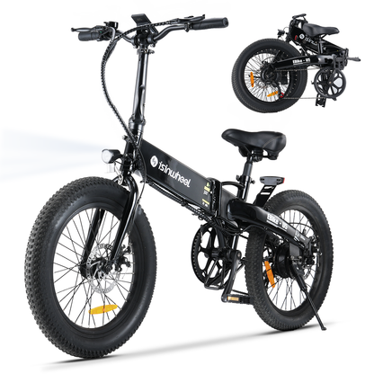 ISINWHEEL U5 20 Folding Electric Bike 500W Motor 48V 7.8Ah Battery